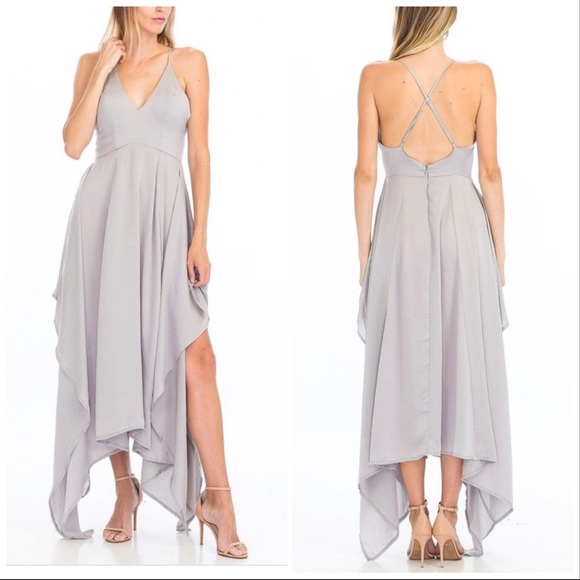 1 LEFT /HIGH HOPES/ 5⭐️ Black Strappy Maxi Dress - Picture 7 of 8